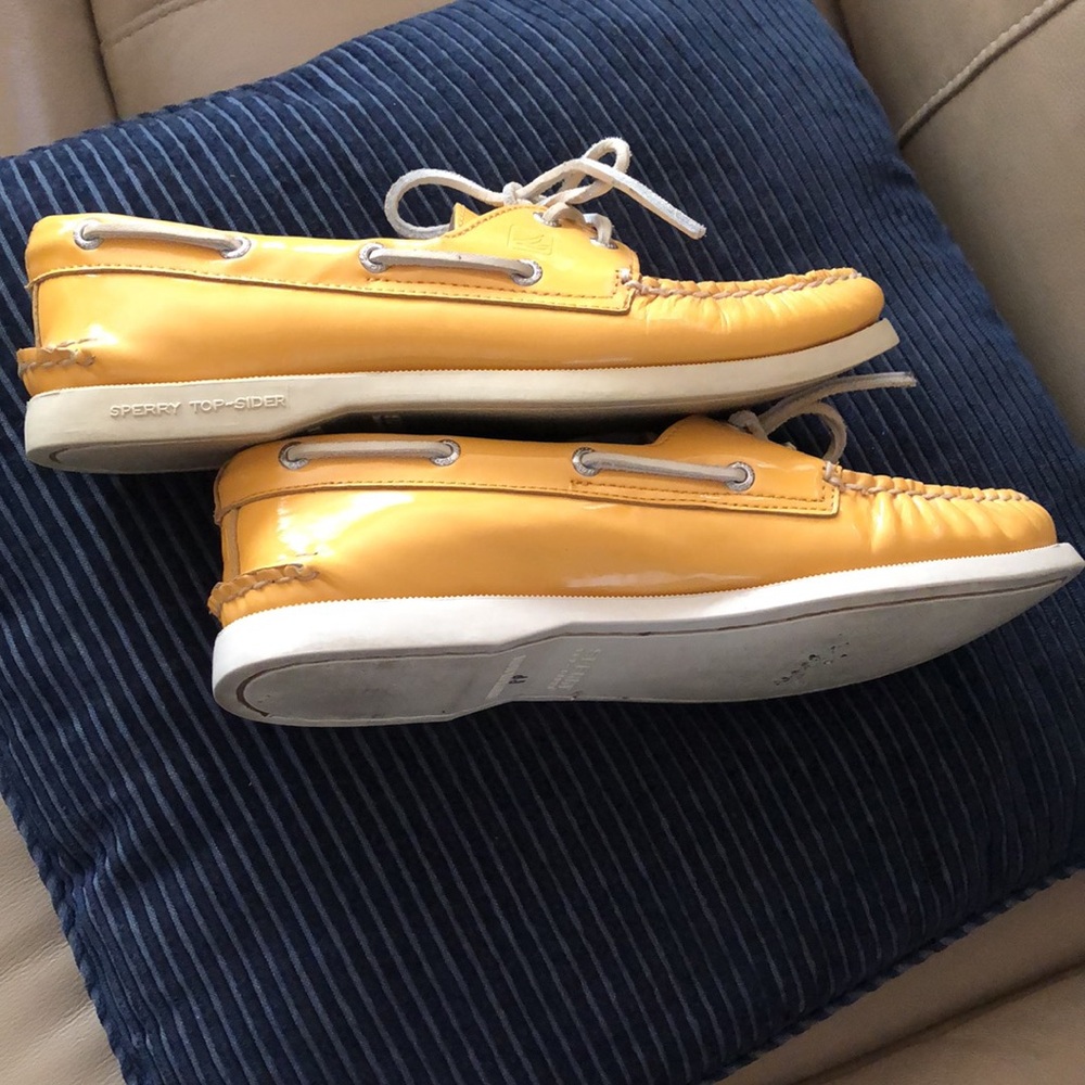 Sperry Golden Yellow Topsiders - Picture 4 of 7